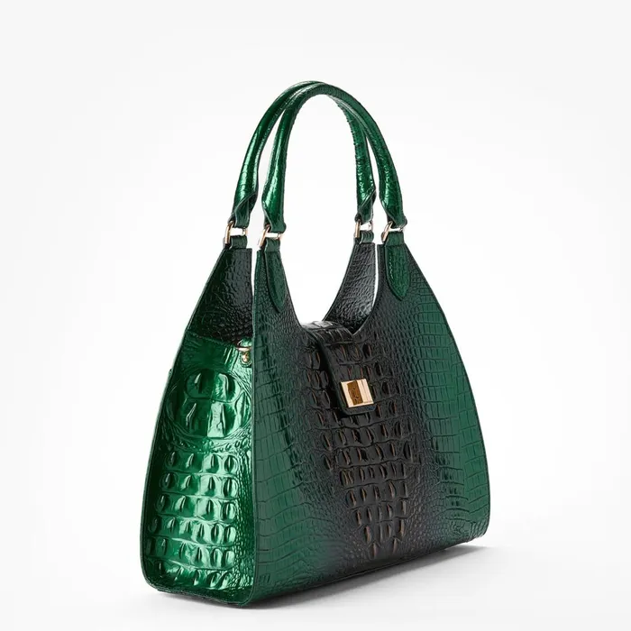 Brahmin Satchels Large Adrian Evergreen Ombre 8211 Women Brahmin Satchels Large Adrian Evergreen Ombre 8211 Women