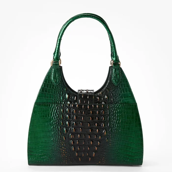 Brahmin Satchels Large Adrian Evergreen Ombre 8211 Women Brahmin Satchels Large Adrian Evergreen Ombre 8211 Women