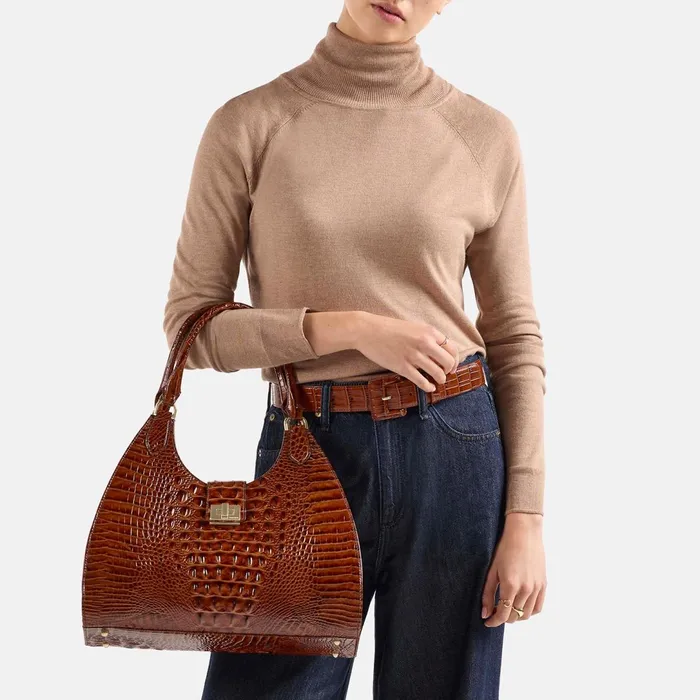 Brahmin Satchels Large Adrian Evergreen Ombre 8211 Women Brahmin Satchels Large Adrian Evergreen Ombre 8211 Women