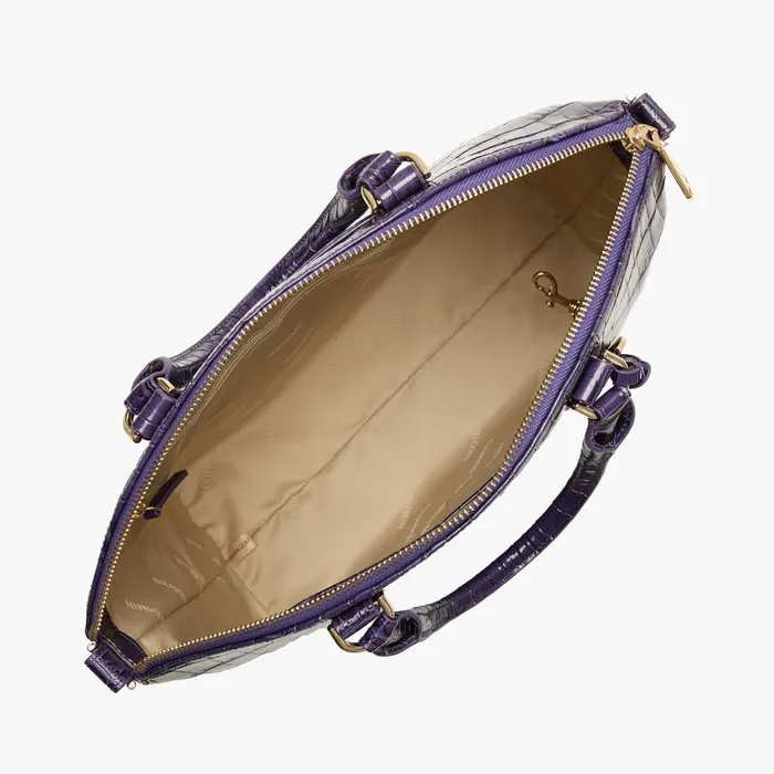 Brahmin Satchels Large Duxbury Satchel Voltage Violet Sirona 8211 Women
