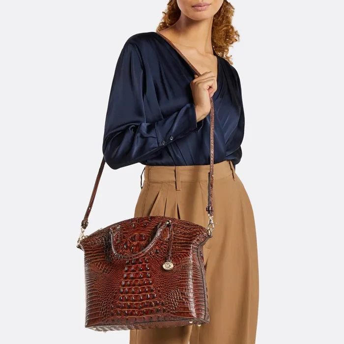 Brahmin Satchels Large Duxbury Satchel Voltage Violet Sirona 8211 Women