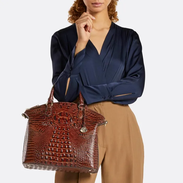 Brahmin Satchels Large Duxbury Satchel Voltage Violet Sirona 8211 Women
