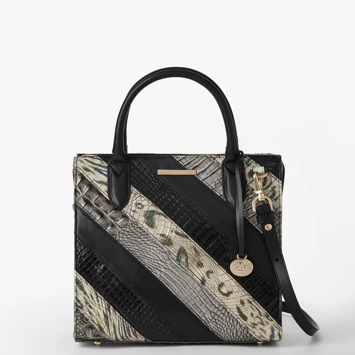 Brahmin Satchels Small Caroline Black Flashback 8211 Women Brahmin Satchels Small Caroline Black Flashback 8211 Women