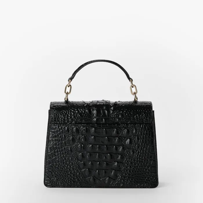 Brahmin Satchels Small Hallie Black 8211 Women Brahmin Satchels Small Hallie Black 8211 Women