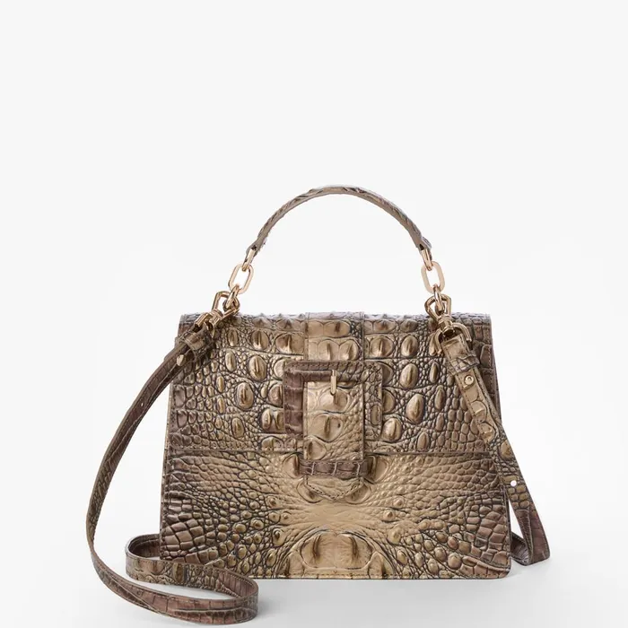 Brahmin Satchels Small Hallie Brindle Melbourne 8211 Women