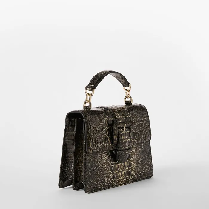 Brahmin Satchels Small Hallie Onyx Melbourne 8211 Women Brahmin Satchels Small Hallie Onyx Melbourne 8211 Women