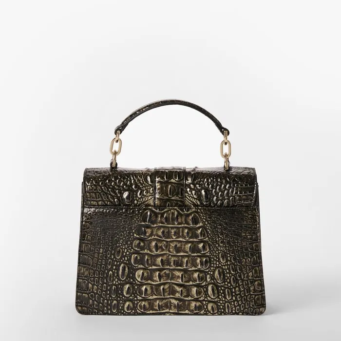 Brahmin Satchels Small Hallie Onyx Melbourne 8211 Women Brahmin Satchels Small Hallie Onyx Melbourne 8211 Women
