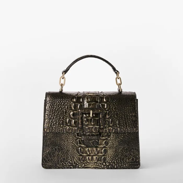 Brahmin Satchels Small Hallie Onyx Melbourne 8211 Women Brahmin Satchels Small Hallie Onyx Melbourne 8211 Women