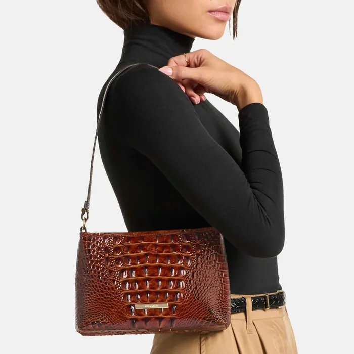 Brahmin Shoulder Bags Lorelei Gentle Lavender Melbourne 8211 Women Brahmin Shoulder Bags Lorelei Gentle Lavender Melbourne 8211 Women