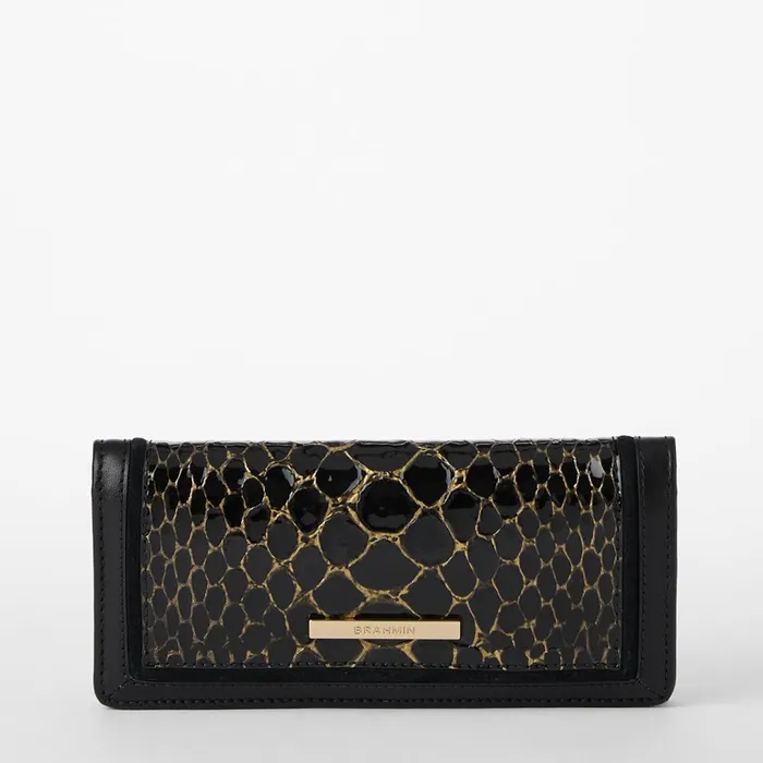 Brahmin Wallets and Wristlets Ady Wallet Black Cavatica 8211 Women