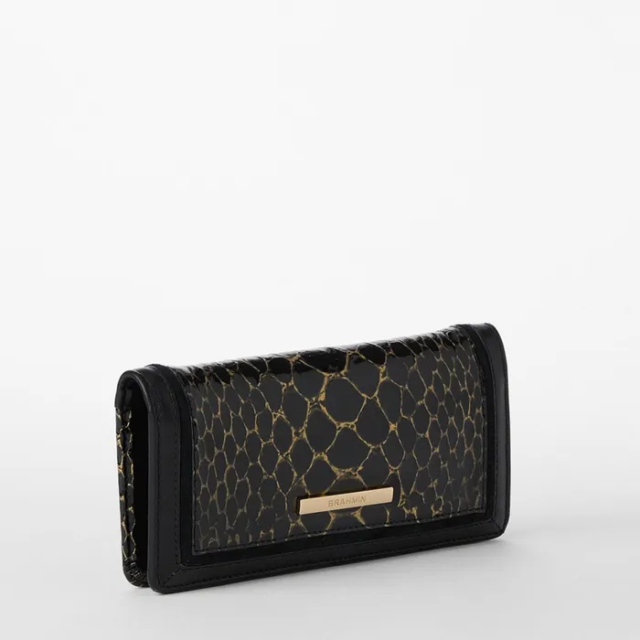 Brahmin Wallets and Wristlets Ady Wallet Black Cavatica 8211 Women Brahmin Wallets and Wristlets Ady Wallet Black Cavatica 8211 Women