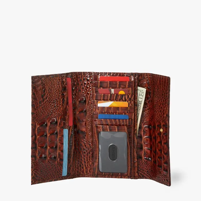 Brahmin Wallets and Wristlets Cordelia Wallet Evergreen Ombre 8211 Women Brahmin Wallets and Wristlets Cordelia Wallet Evergreen Ombre 8211 Women