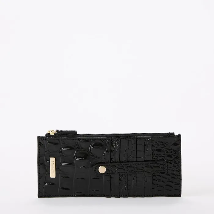 Brahmin Wallets and Wristlets Credit Card Wallet Black Melbourne 8211 Women