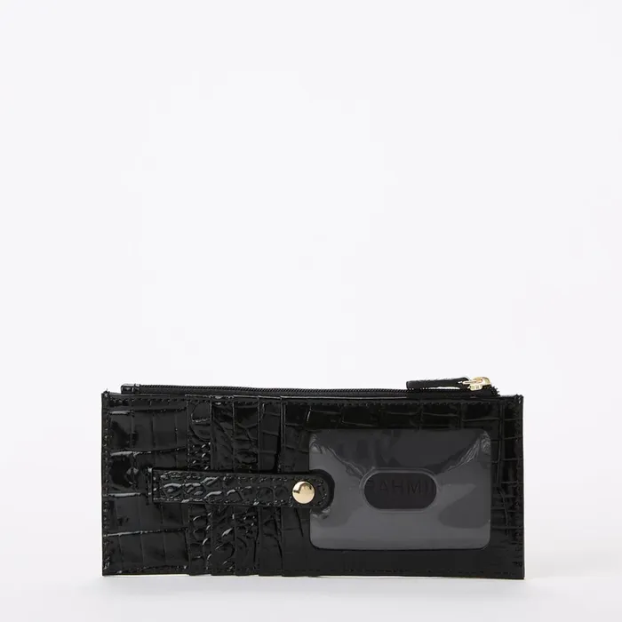 Brahmin Wallets and Wristlets Credit Card Wallet Black Melbourne 8211 Women Brahmin Wallets and Wristlets Credit Card Wallet Black Melbourne 8211 Women