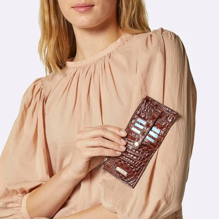 Brahmin Wallets and Wristlets Credit Card Wallet Black Melbourne 8211 Women Brahmin Wallets and Wristlets Credit Card Wallet Black Melbourne 8211 Women