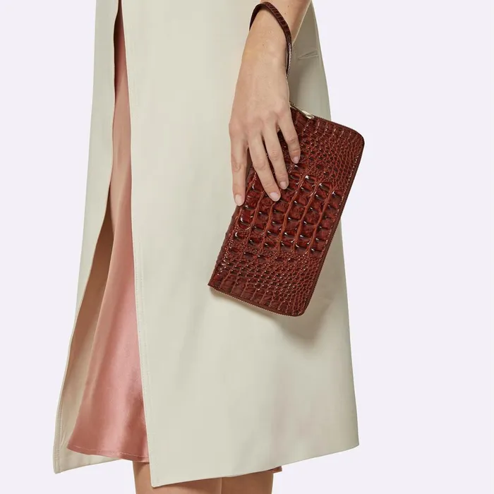Brahmin Wallets and Wristlets Skyler Pecan Melbourne 8211 Women Brahmin Wallets and Wristlets Skyler Pecan Melbourne 8211 Women