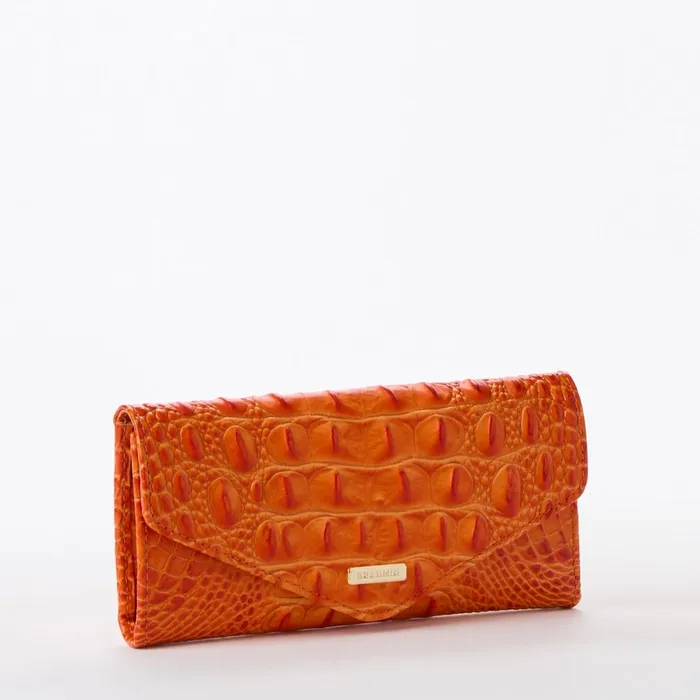 Brahmin Wallets and Wristlets Veronica Mandarin Orange 8211 Women