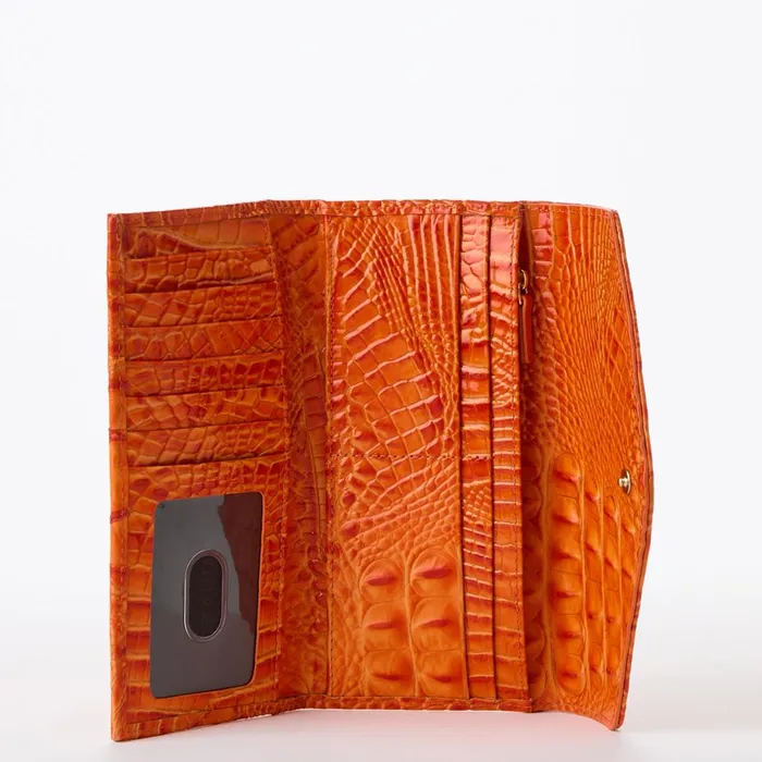 Brahmin Wallets and Wristlets Veronica Mandarin Orange 8211 Women