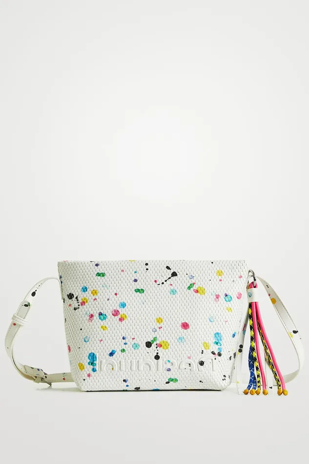 Braided Paint Sling Bag Women Desigual Crossbody Bags