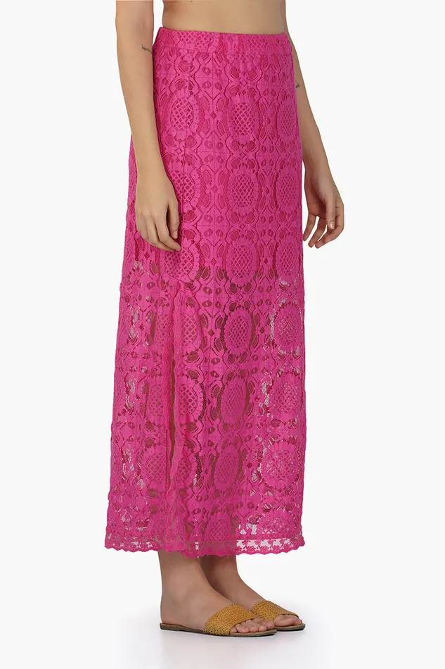 Brinda Crochet Lace Skirt Brinda Crochet Lace Skirt
