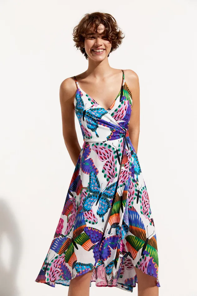 Butterfly Beach Dress Women Desigual Swimwear