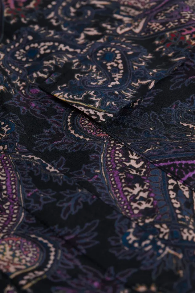 Cameron Silk Shirt Dress Plum Multi Boute Paisley Women L039Agence Dresses and Jumpsuits Cameron Silk Shirt Dress Plum Multi Boute Paisley Women L039Agence Dresses and Jumpsuits