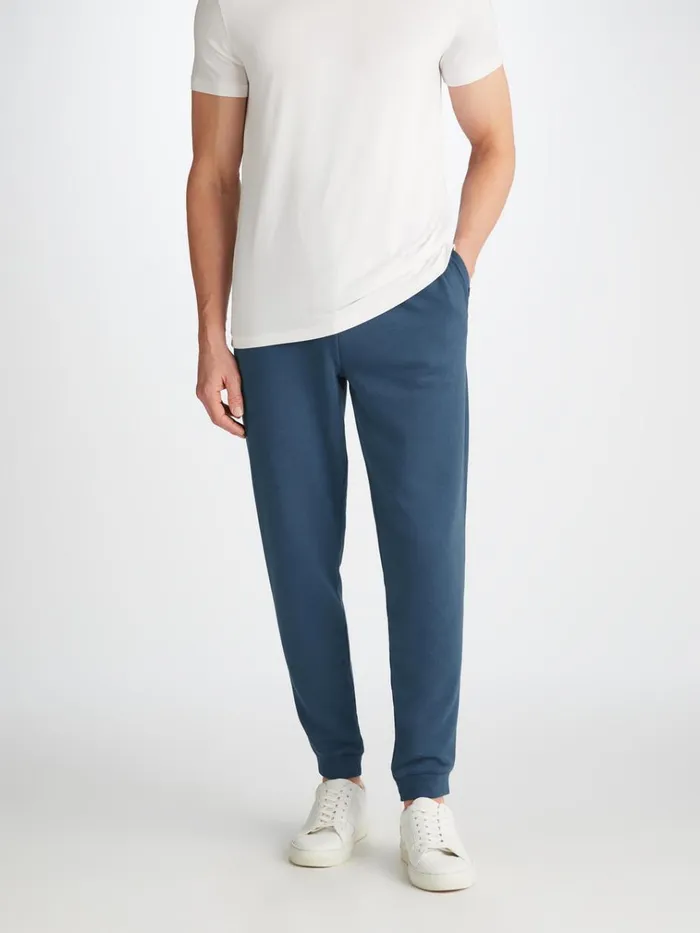 Casual Pants Men Derek Rose Sweatpants Quinn Cotton Modal Denim