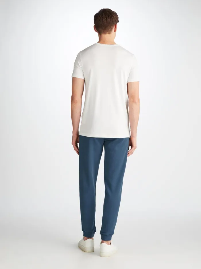 Casual Pants Men Derek Rose Sweatpants Quinn Cotton Modal Denim