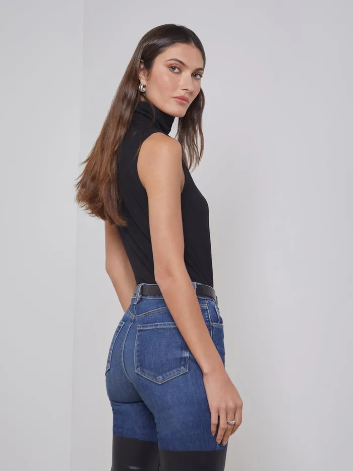 Ceci Sleeveless Turtleneck Micro Modal Black Women L039Agence Tees Ceci Sleeveless Turtleneck Micro Modal Black Women L039Agence Tees