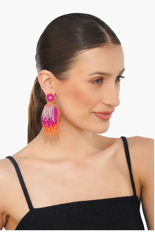 Charming Layered Beaded Earrings Charming Layered Beaded Earrings
