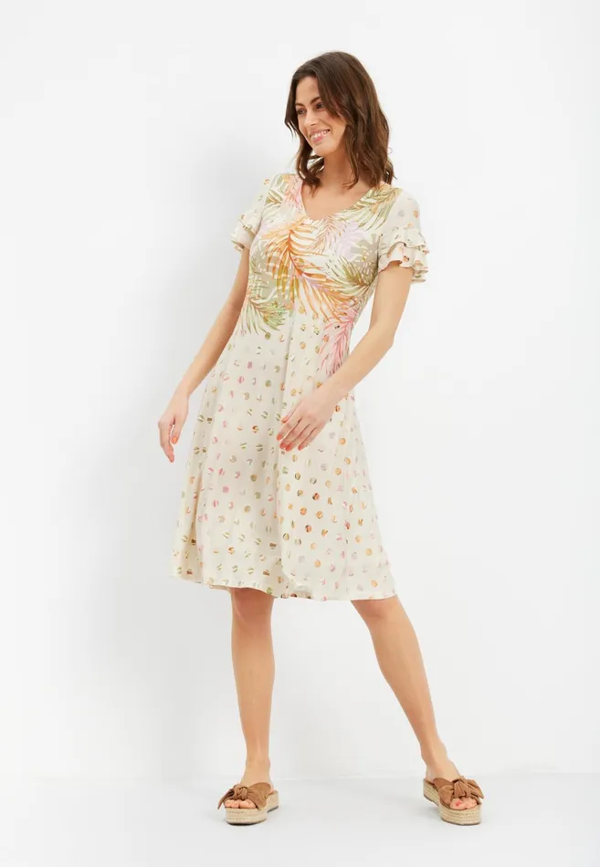 CHERI DRESS 15764 190 Nature 190 Women IN FRONT DRESSES