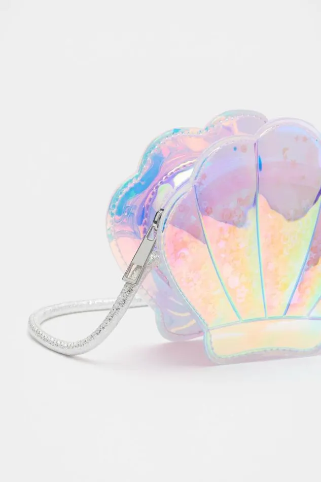 Child Costumes Seed Heritage Mermaid Shell Bag Iridescent