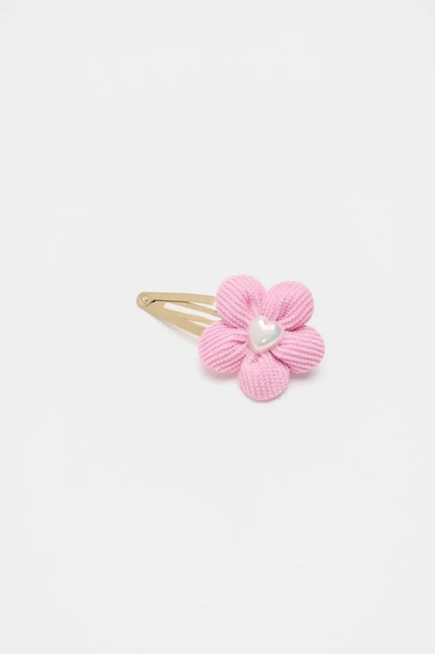 Child Hair Accessories Seed Heritage Cord Flower Heart Pearl Snap Fairy Floss