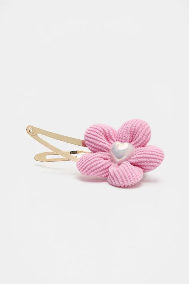 Child Hair Accessories Seed Heritage Cord Flower Heart Pearl Snap Fairy Floss