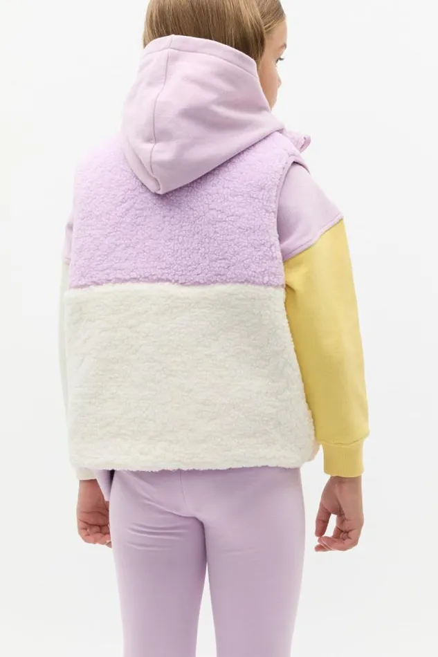 Child Jackets and Vests Seed Heritage Reversible Vest Soft Lilac