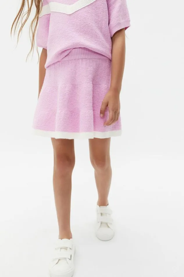 Child Knitwear and Sweaters Seed Heritage Sporty Knit Skirt Fairy Floss