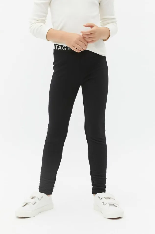 Child Pants Seed Heritage Core Terry Legging Black