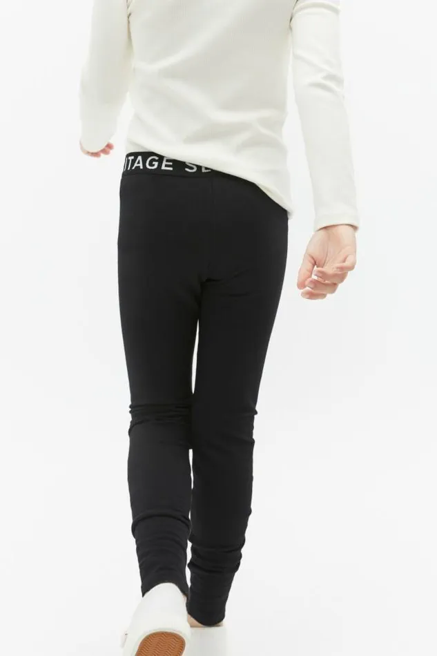 Child Pants Seed Heritage Core Terry Legging Black