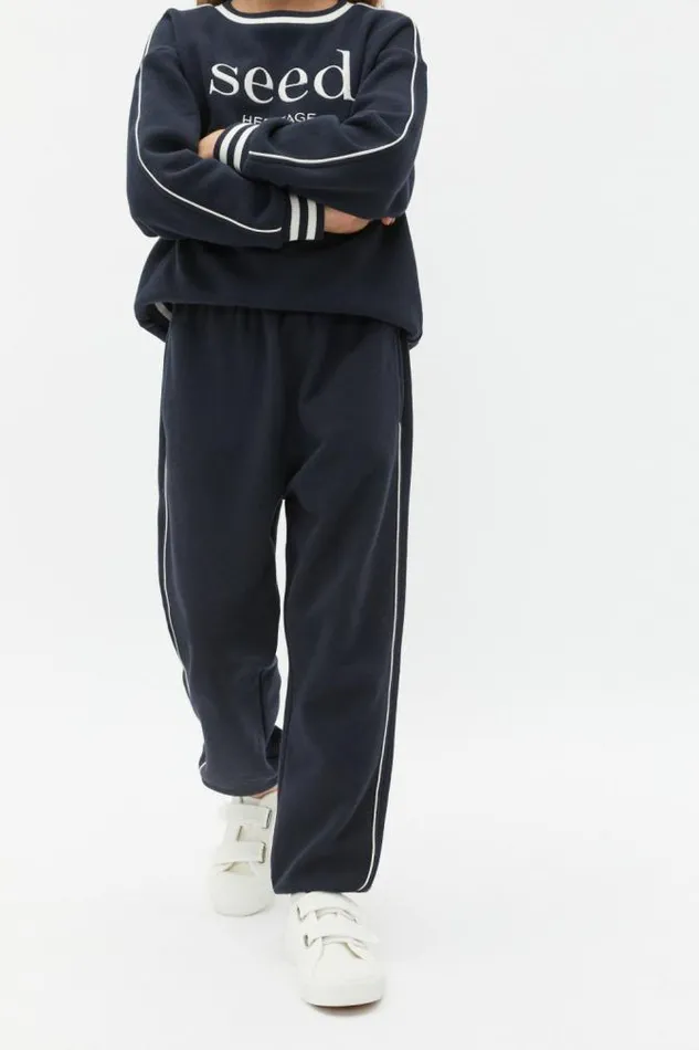 Child Pants Seed Heritage Core Track Pant Midnight Blue