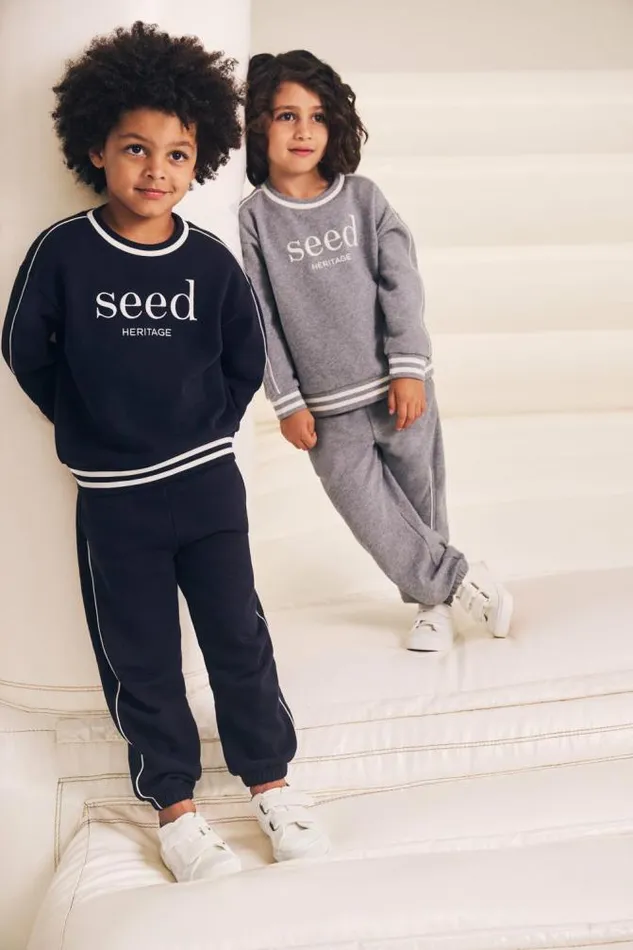 Child Pants Seed Heritage Core Track Pant Midnight Blue