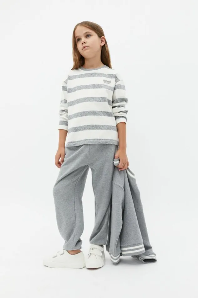 Child Pants Seed Heritage Core Track Pant Storm Marle