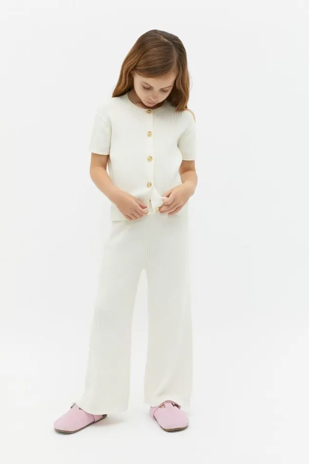 Child Pants Seed Heritage Rib Knit Pant Classic Cream