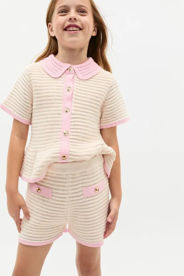 Child Party Seed Heritage Crochet Short Chiffon