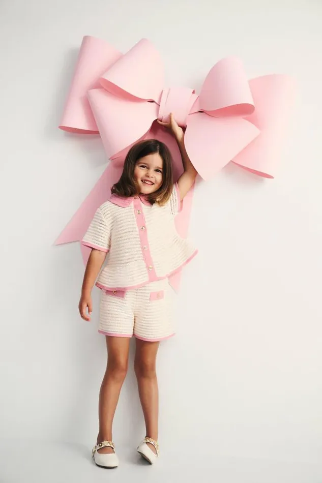 Child Party Seed Heritage Crochet Short Chiffon
