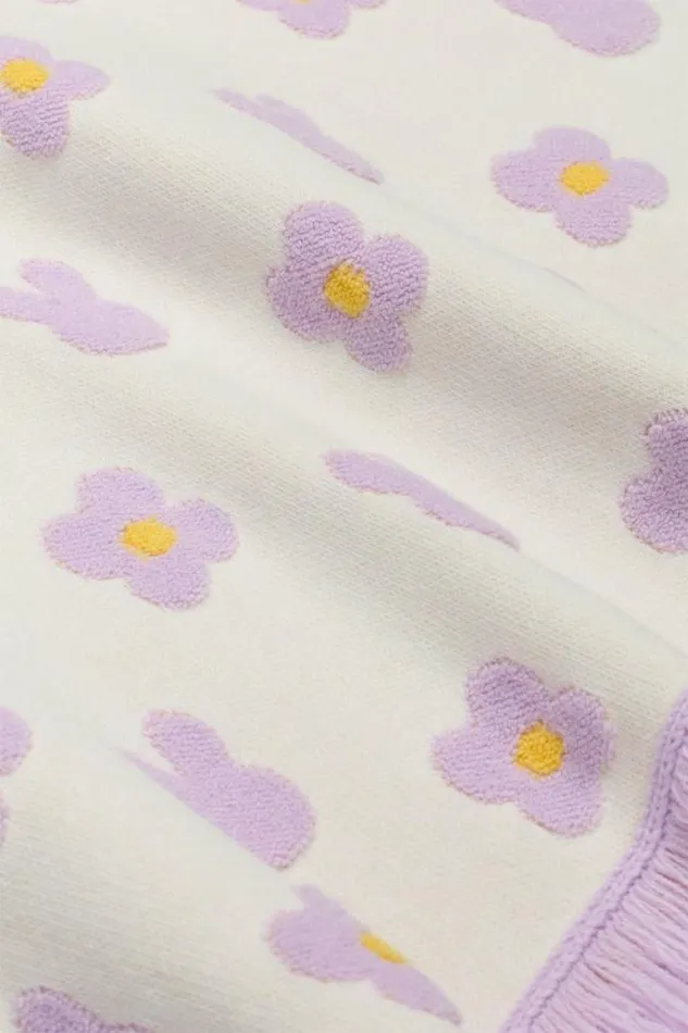Child Scarves Ponchos and Mittens Seed Heritage Bunny Poncho Soft Lilac