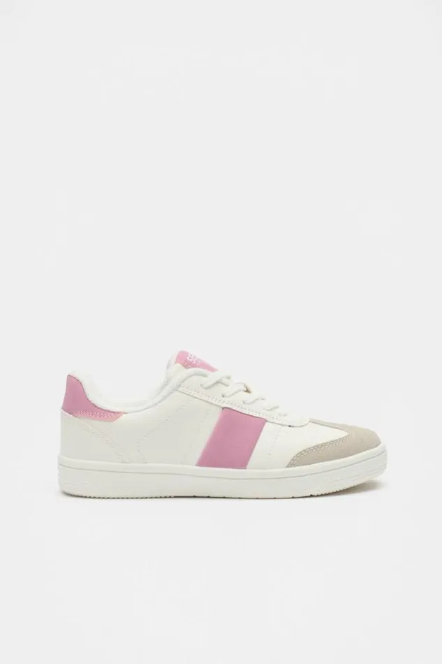 Child Sneakers and Trainers Seed Heritage Colourblock Sneaker Fairy Floss Multi