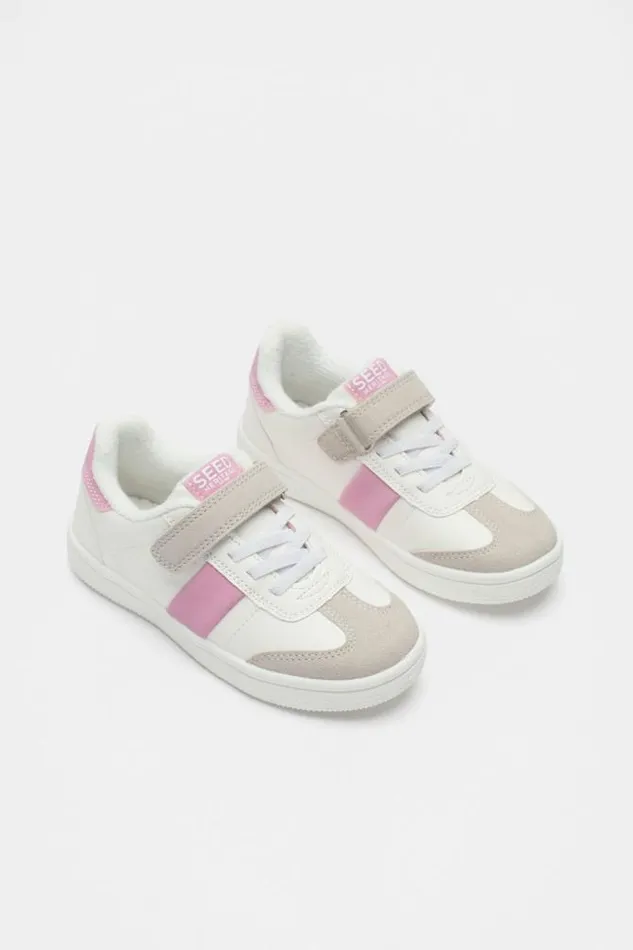 Child Sneakers and Trainers Seed Heritage Colourblock Sneaker Fairy Floss Multi