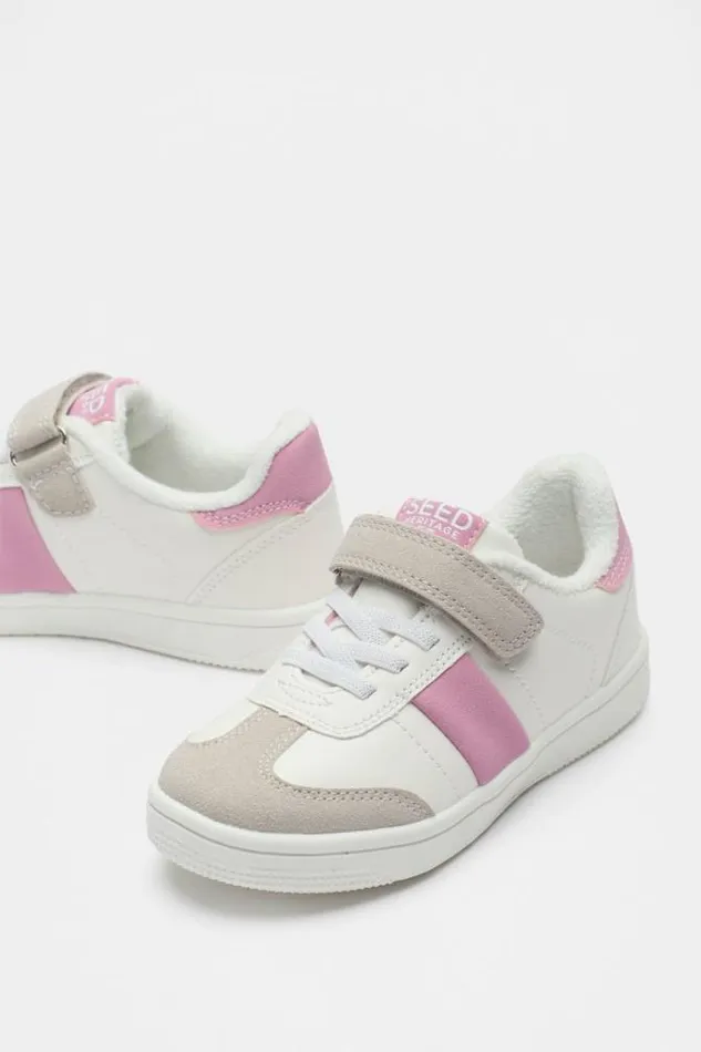 Child Sneakers and Trainers Seed Heritage Colourblock Sneaker Fairy Floss Multi