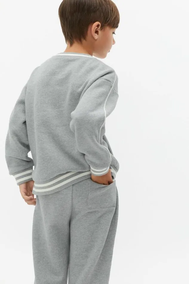 Child TShirts and Tops Seed Heritage Core Logo Sweat Storm Marle