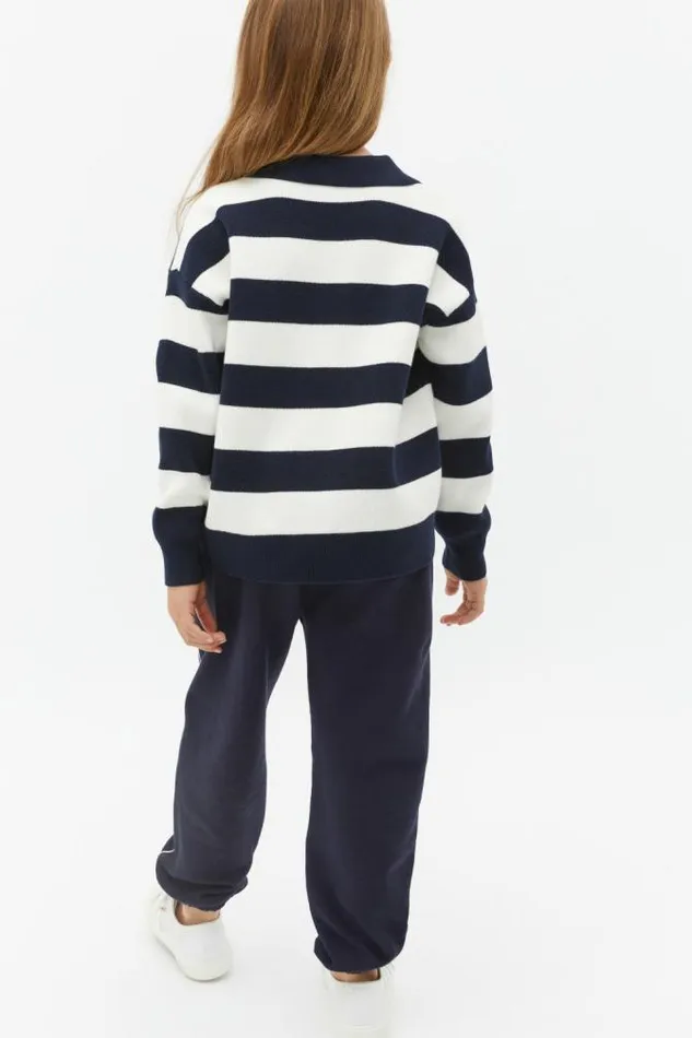 Child TShirts and Tops Seed Heritage Essential Knit Sweater Midnight Blue